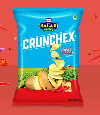 Balaji Crunchex Chilli Tadaka 135 g